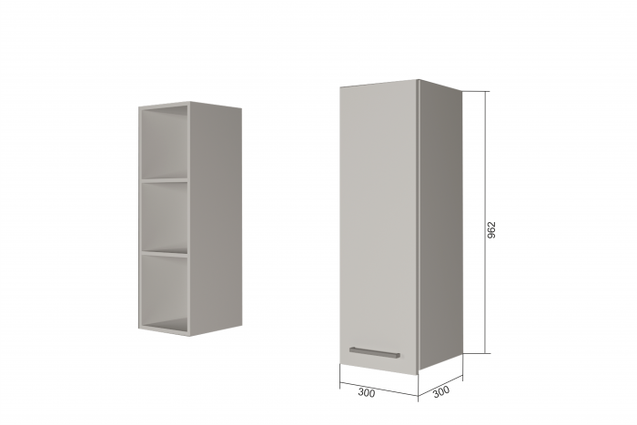 Шкаф навесной 300/950 Санвут