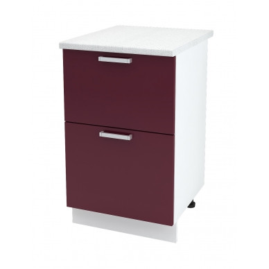 Шкаф нижний 500 с 2-мя выдвижными ящиками Модена
