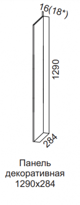 Панель декоративная 1290х284 Бостон