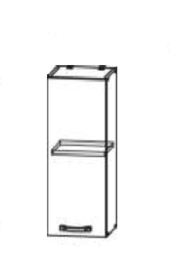 Шкаф верхний закрытый 200/900 высокий Ройс