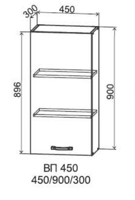 Шкаф верхний 450/900 Арка