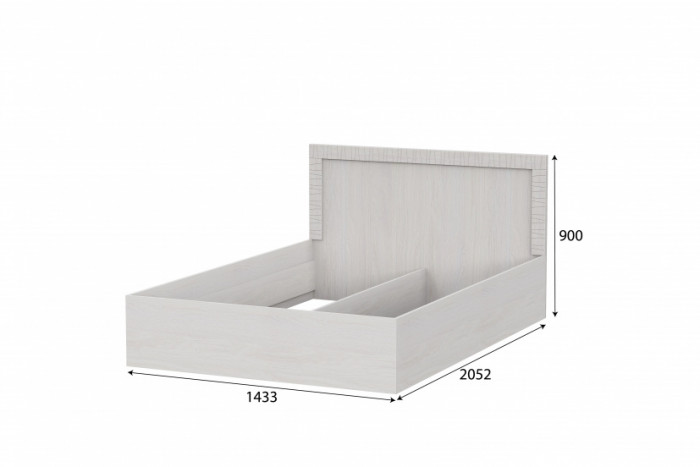 Кровать двуспальная 1400х2000 Гамма-20