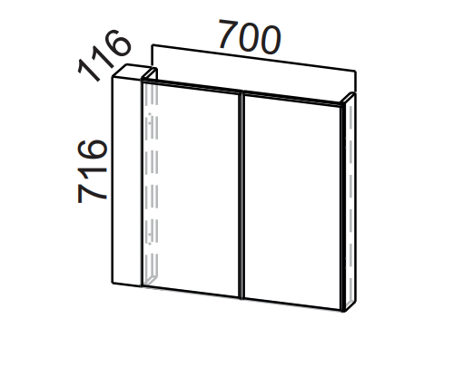 Модуль под стиральную машину 700 Бостон