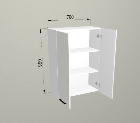 Шкаф навесной 700/950 Санвут