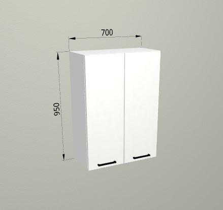 Шкаф навесной 700/950 Санвут