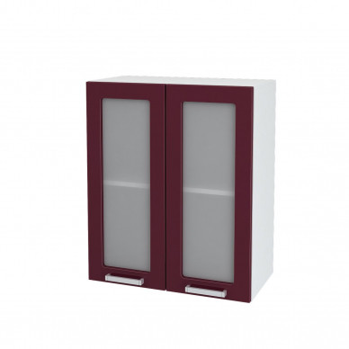 Шкаф верхний 600 стекло Бетон   