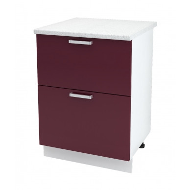 Шкаф нижний 600 с 2-мя выдвижными ящиками Модена 