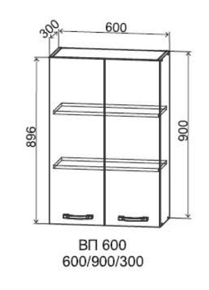 Шкаф верхний 600/900 Арка