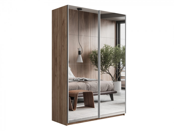 Шкаф-купе Прайм 2-х дв. с зеркалами 1600 Е1