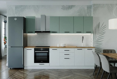 Кухонный гарнитур Муссон 2800 мм (стол. 26 мм)