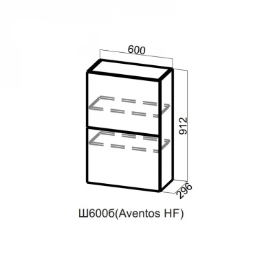 Шкаф навесной 600/912 Aventos HF Вектор СВ