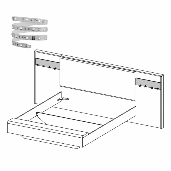 Кровать с тумбами 1800 Аравия