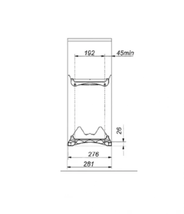 Посудосушитель (вариант 2) 700 мм