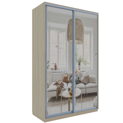 Шкаф-купе Дуо 2 зеркала Экспресс 1200 Е1