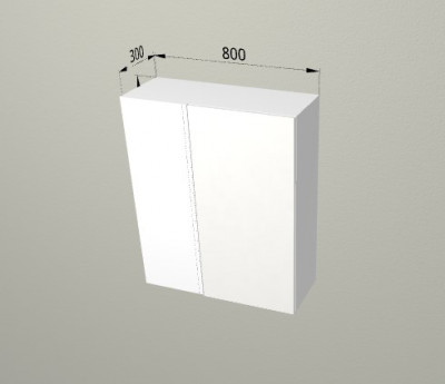 Шкаф навесной 800/950 угловой Санвут