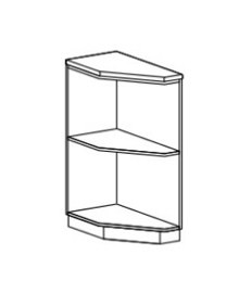 Шкаф нижний 300 полки левый Ксения