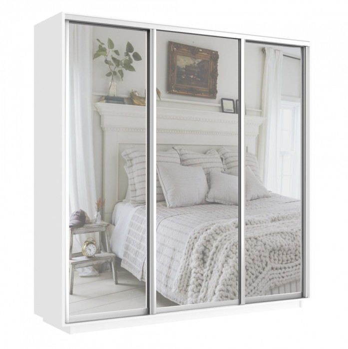 Шкаф-купе Трио 3 зеркала Экспресс 2100х2400 Е1