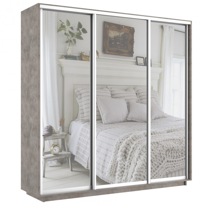 Шкаф-купе Трио 3 зеркала Экспресс 2100х2400 Е1