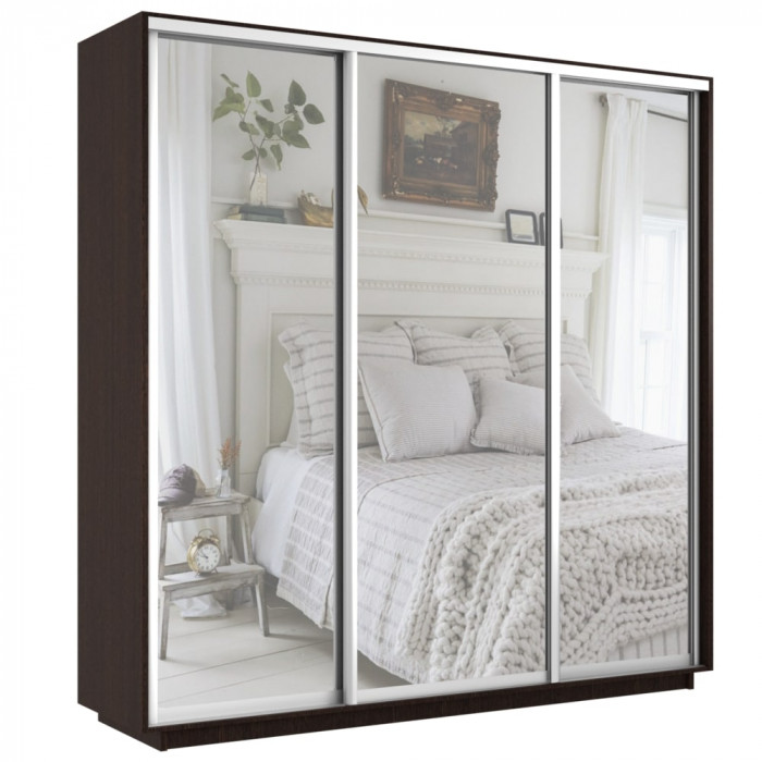 Шкаф-купе Трио 3 зеркала Экспресс 2100х2400 Е1