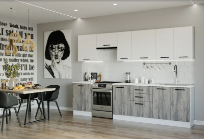 Кухонный гарнитур Руанда 3000 мм (стол. 26 мм)