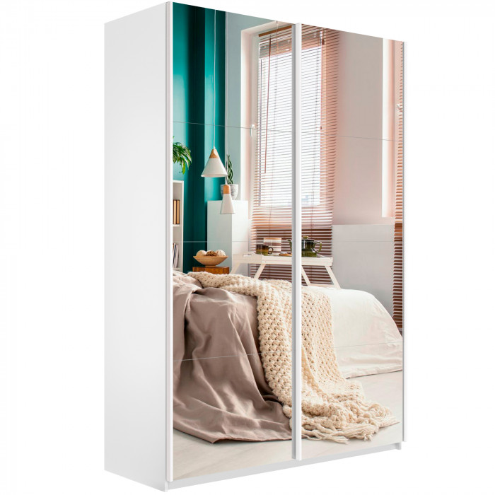 Шкаф-купе Прайм 2-х дв. с зеркалами 1200 Е1