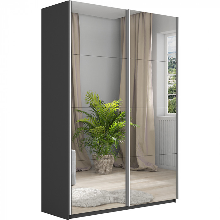 Шкаф-купе Прайм 2-х дв. с зеркалами 1200 Е1