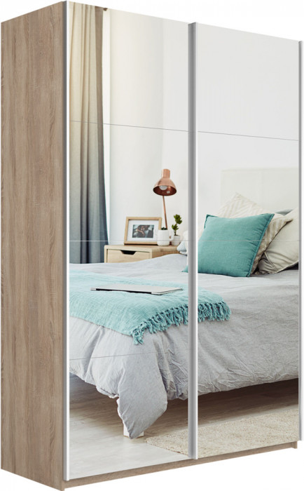 Шкаф-купе Прайм 2-х дв. с зеркалами 1200 Е1