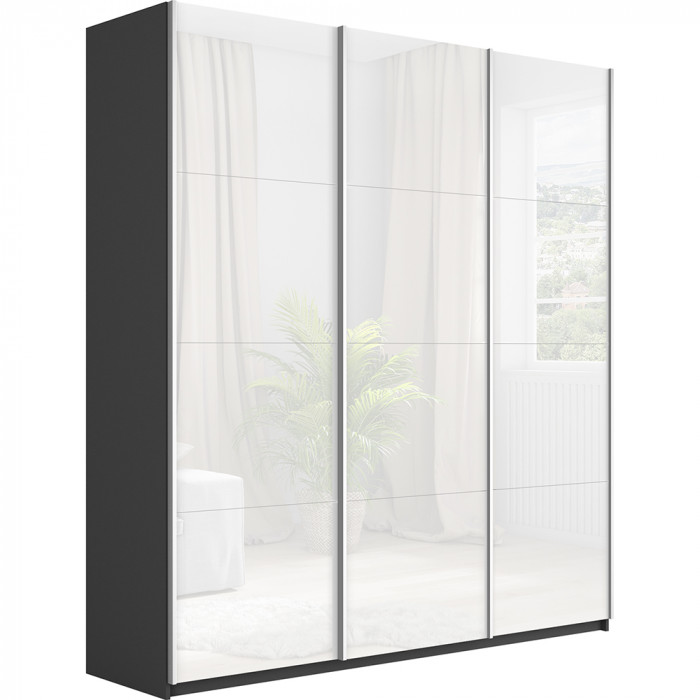 Шкаф-купе Прайм 3-х дв. со стеклами 1800 Е1