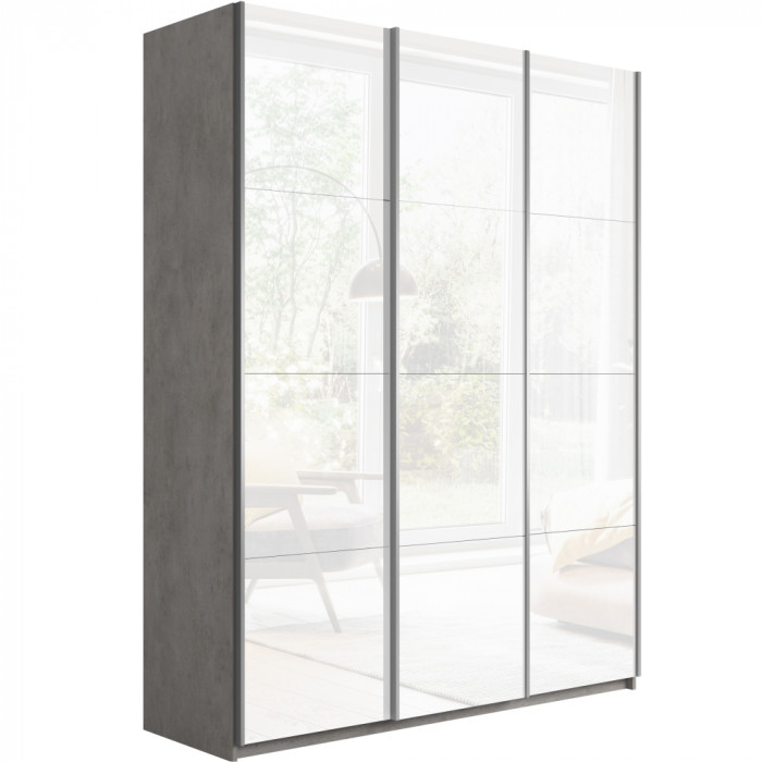 Шкаф-купе Прайм 3-х дв. со стеклами 1800 Е1