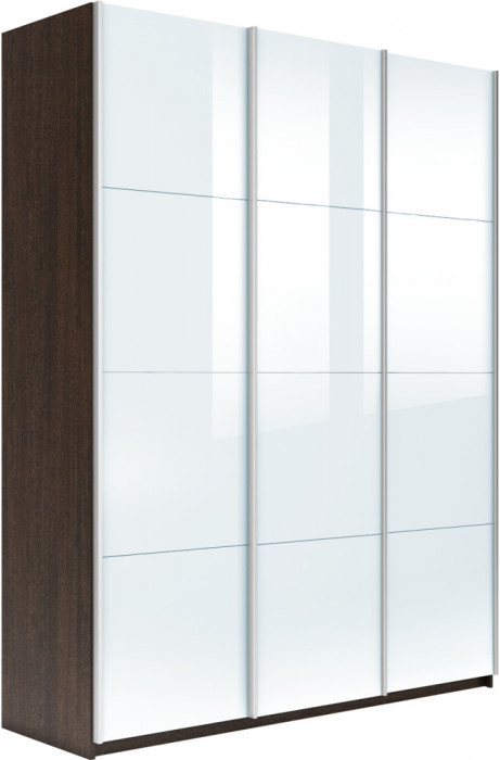 Шкаф-купе Прайм 3-х дв. со стеклами 1800 Е1
