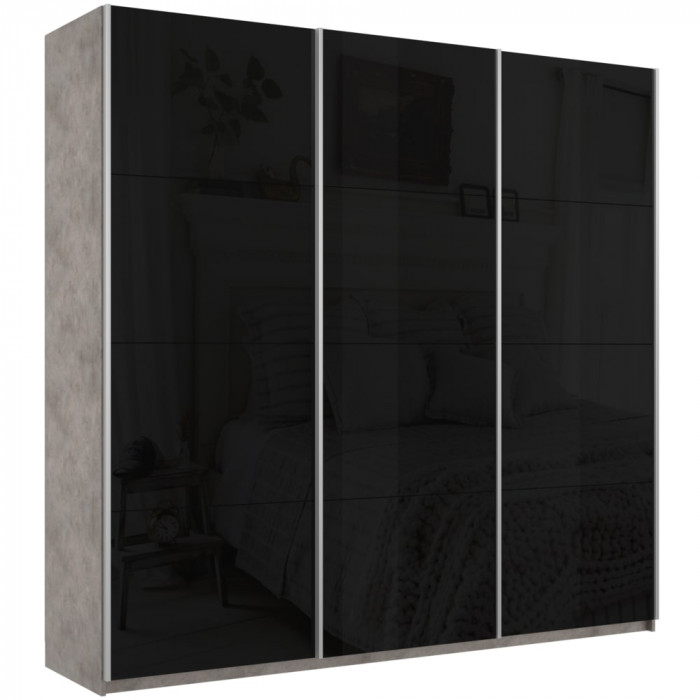 Шкаф-купе Прайм 3-х дв. со стеклами 1800 Е1