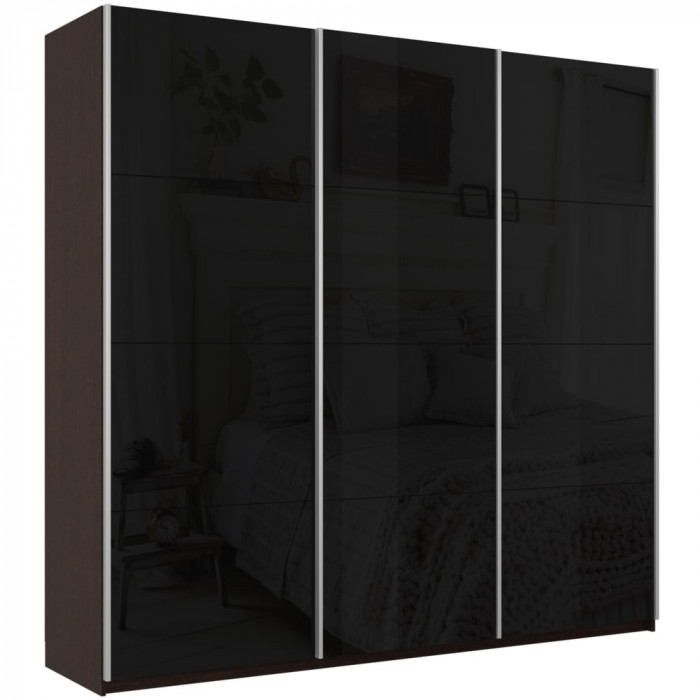 Шкаф-купе Прайм 3-х дв. со стеклами 1800 Е1