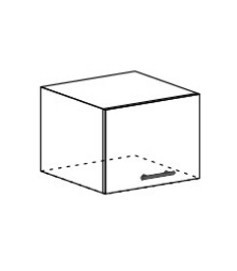 Шкаф верхний 500/460 горизонтальный Ксения