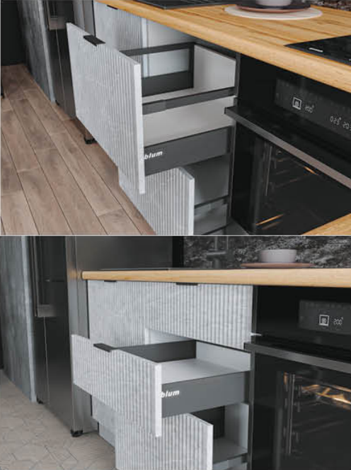 Шкаф нижний с тандембоксами комод 800 Монца