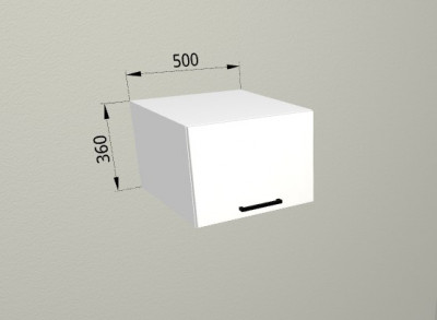 Шкаф навесной 500 распашной глубокий Санвут