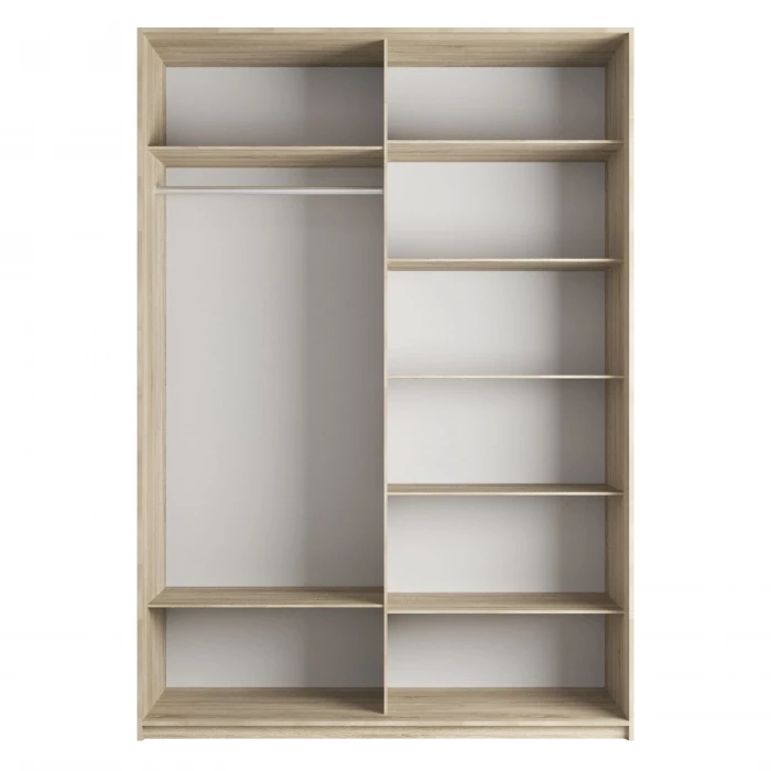 Шкаф-купе Прайм 2-х дв. со стеклами 1400 Е1