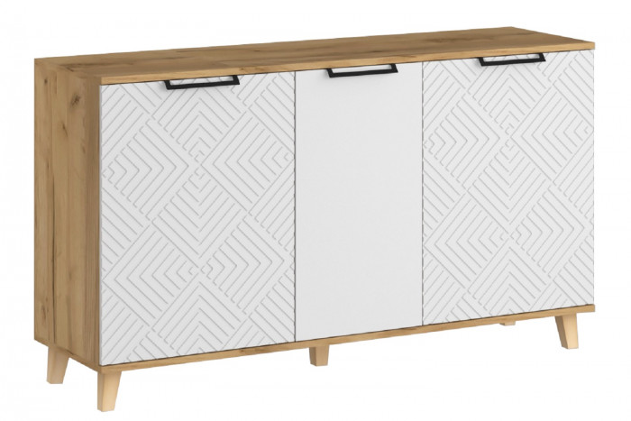 Тумба Остин Белые ромбы 1350