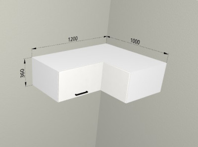 Шкаф навесной 1000/1200 распашной глубокий Санвут