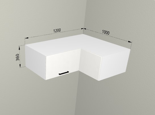 Шкаф навесной 1000/1200 распашной глубокий Санвут