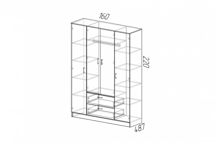 Шкаф Квадро