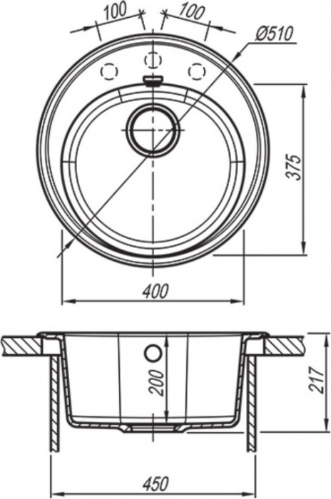 Мойка Лотос 510
