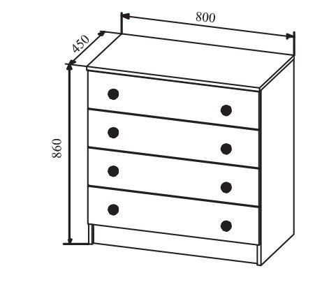 Комод 800 Сканди