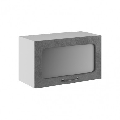 Шкаф верхний 600 горизонтальный стекло Лофт ДСВ