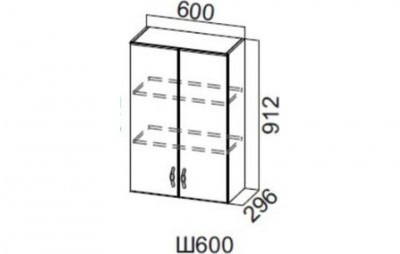 Шкаф верхний 600/912 Стайл