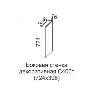 Боковая стенка декоративная 724х398 Модерн NEW