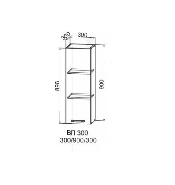 Шкаф верхний 300/900 Империя