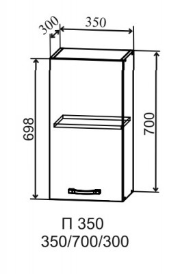 Шкаф верхний 350 Лофт ДСВ