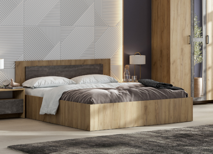 Кровать 1400 МСП №1 (с основанием ЛДСП)