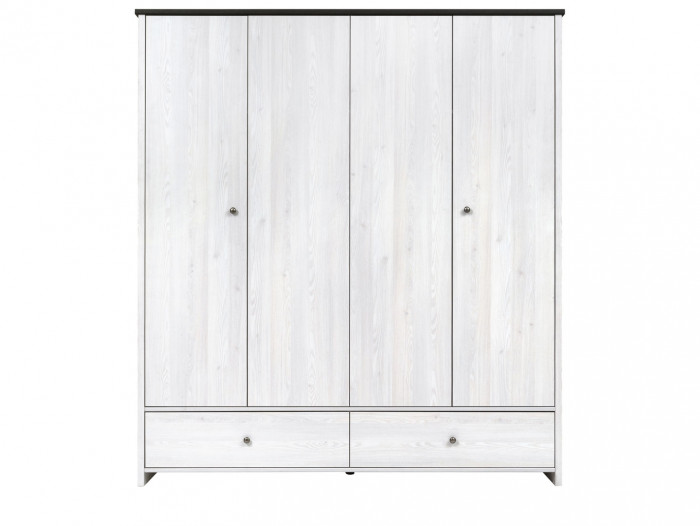 Шкаф платяной SZF4D2S Порто