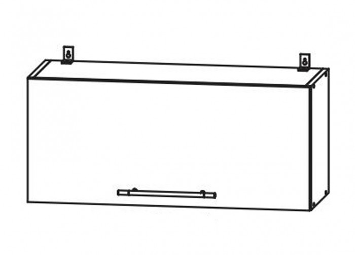 Шкаф верхний 800 горизонтальный Империя